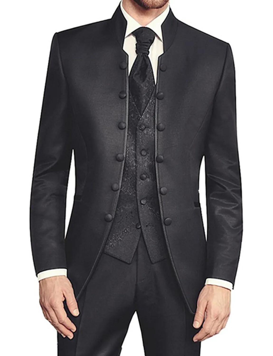 남성용 웨딩 수트 무도회 드레스 재킷 및 바지 및 조끼 세트, 슬림핏 턱시도 남성 블레이저, 영국 스타일 맞춤형 신랑 의류